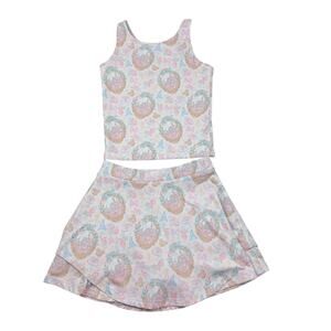 Charlie’s Project Kids Girls Disney Skirt & Top Athletic Set, Size 8